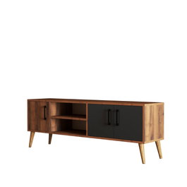 Hanah Home Soporte de TV Nogal y Antracita